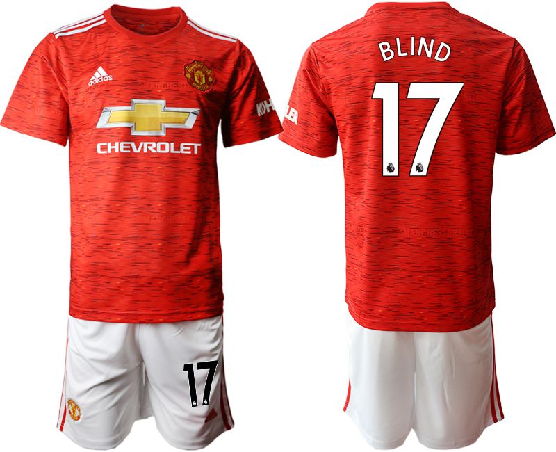 Men 2020-2021 club Manchester United home #17 red Soccer Jerseys->manchester united jersey->Soccer Club Jersey